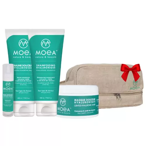 Komplette Wachstumsroutine – Längeres und dickeres Haar + Geschenk – Kulturtasche