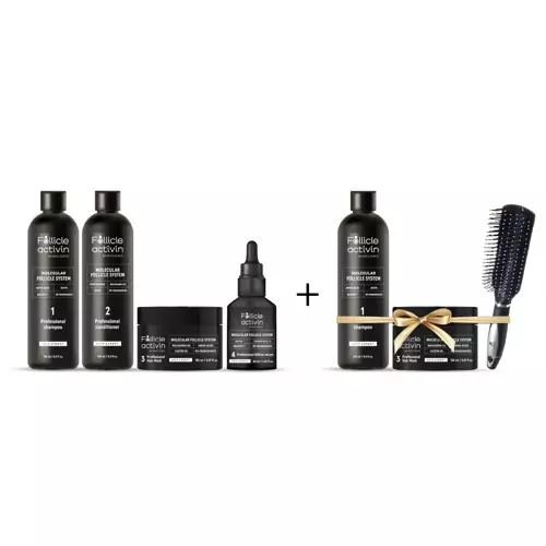 Follicle Activin-Set für neuen Haarwuchs und schnelleres Haarwachstum + Ein Set gratis