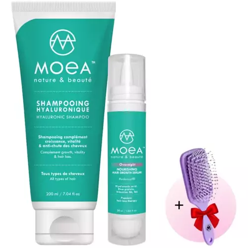 MOEA - Basis – Set - Anti-haarausfall + Haarbürste als Geschenk