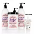 EXKLUSIVES MAX-PROTEINTHERAPIE-SET (3 × 1000 g) + GESCHENK: Luxuriöses Haaröl mit Ceramiden
