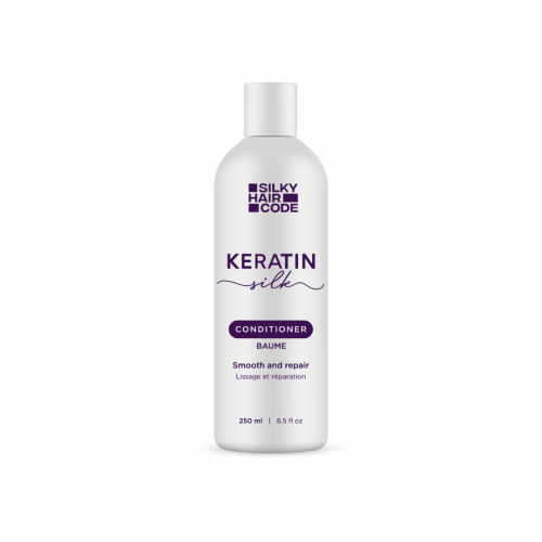 KERATIN SILK intensiv wiederherstellende Spülung – für glattes, seidiges und gesund aussehendes Haar