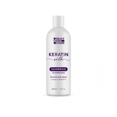 KERATIN SILK intensiv wiederherstellendes Shampoo – für glattes, seidiges und gesund aussehendes Haar
